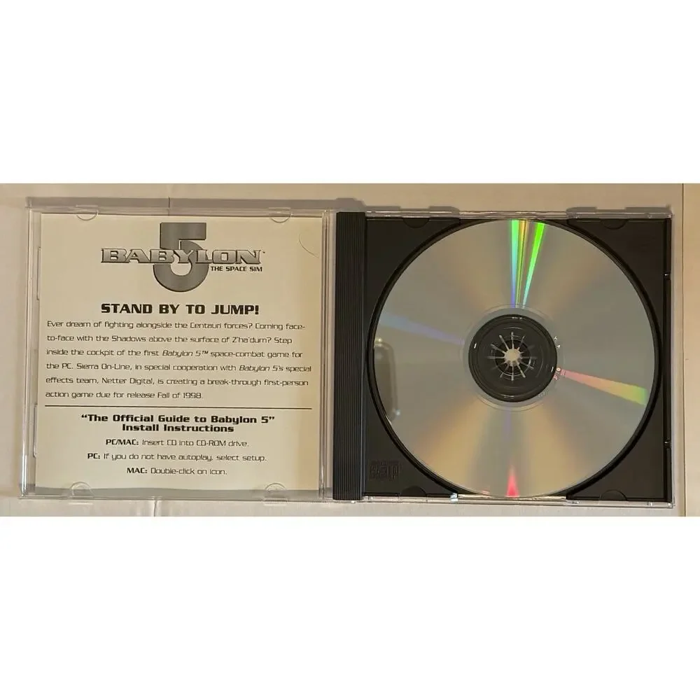 Official Guide to Babylon 5 for PC Win 95 and MAC CD BOXED